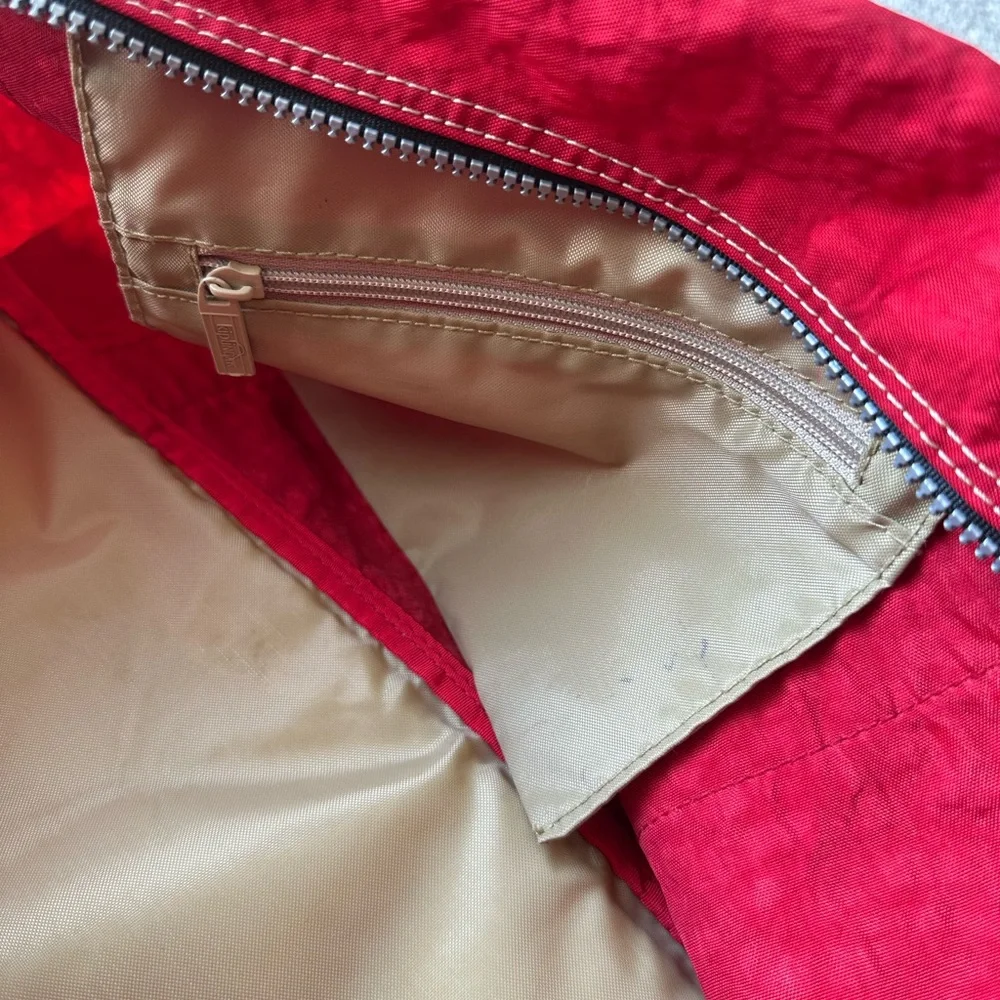 Kipling Red Tote Weekender Bag - Picture 14 of 14